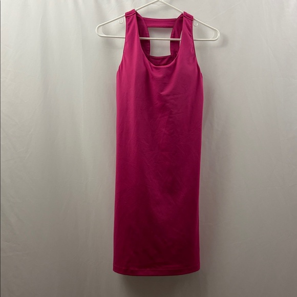 Athleta Pink Swim Dress Padded Bra Size Small - Picture 2 of 6